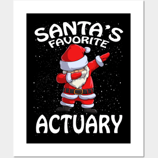 Santas Favorite Actuary Christmas Posters and Art